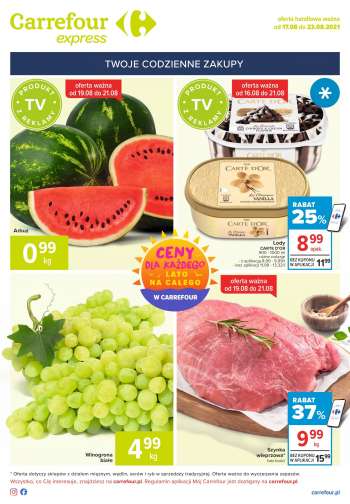 Gazetka Carrefour Express - 17.8.2021 - 23.8.2021.