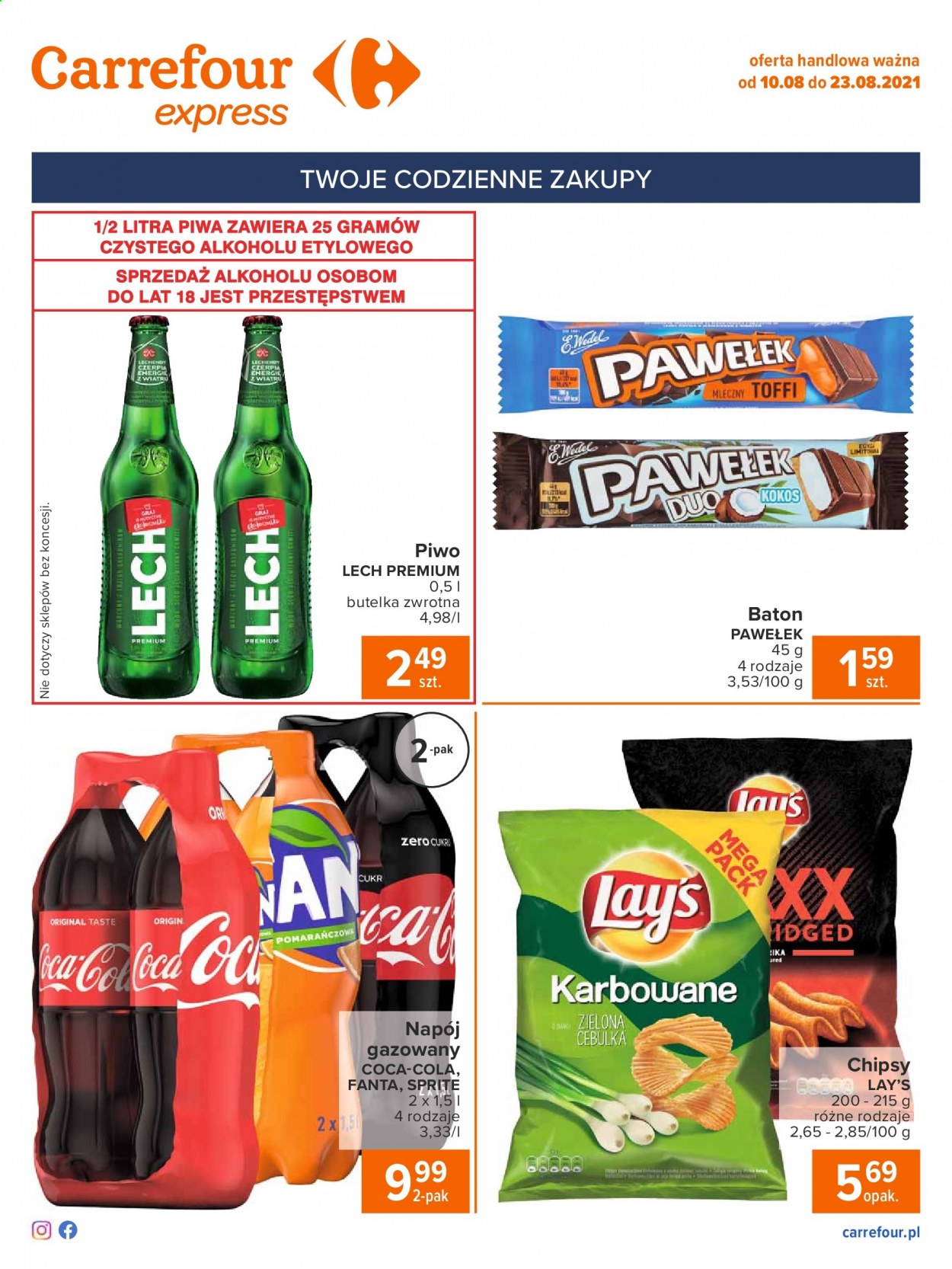 Gazetka Carrefour Express - 10.08.2021 - 23.08.2021. Strona 1