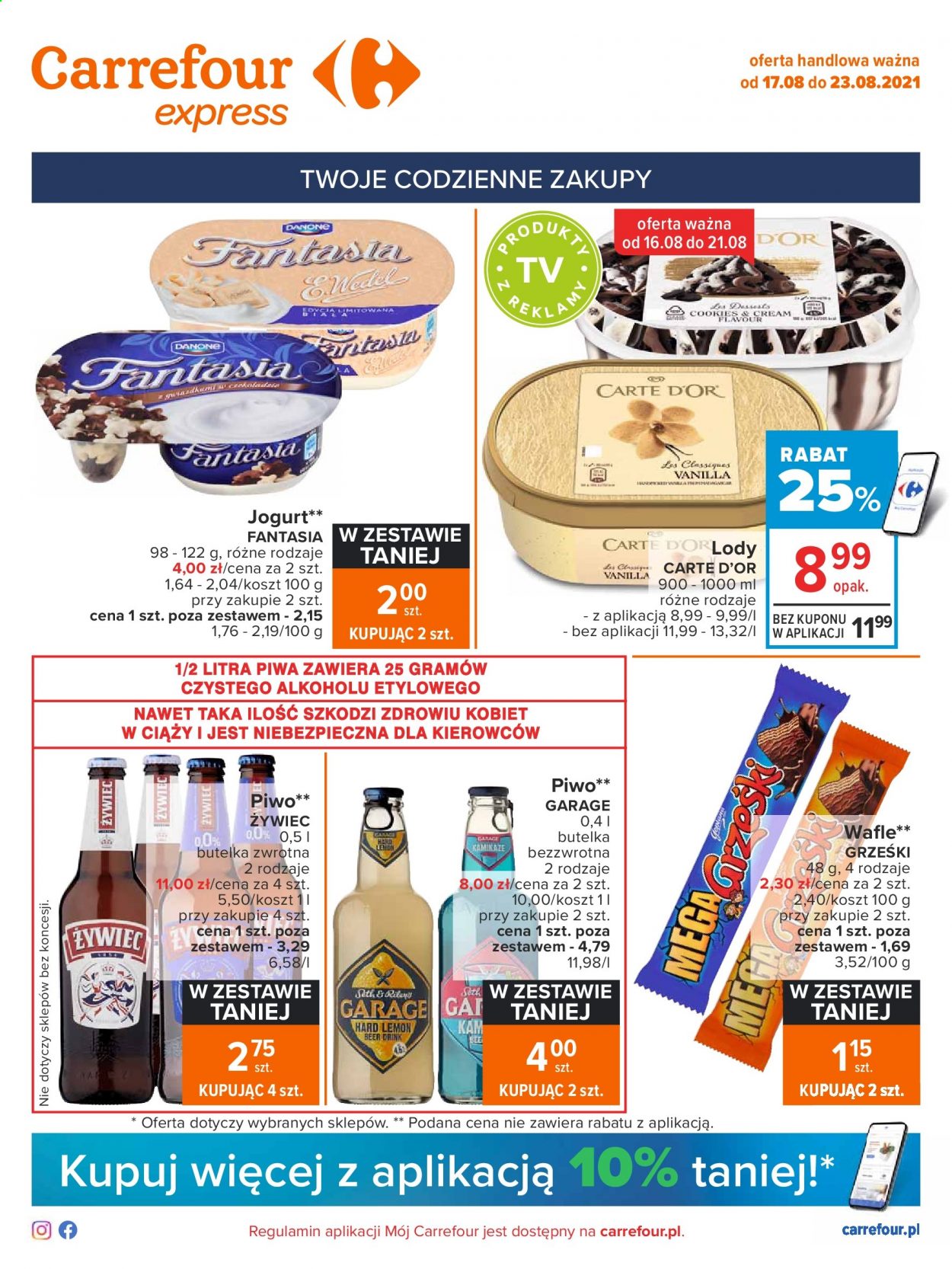 Gazetka Carrefour Express - 17.08.2021 - 23.08.2021. Strona 1