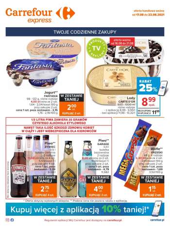 Gazetka Carrefour Express - 17.8.2021 - 23.8.2021.