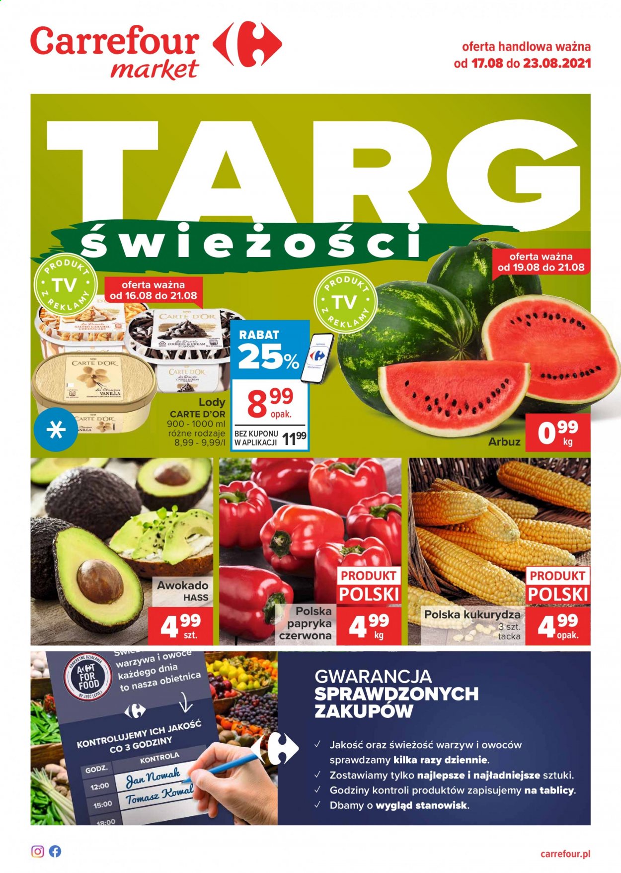 Gazetka Carrefour Market - 17.08.2021 - 23.08.2021. Strona 1