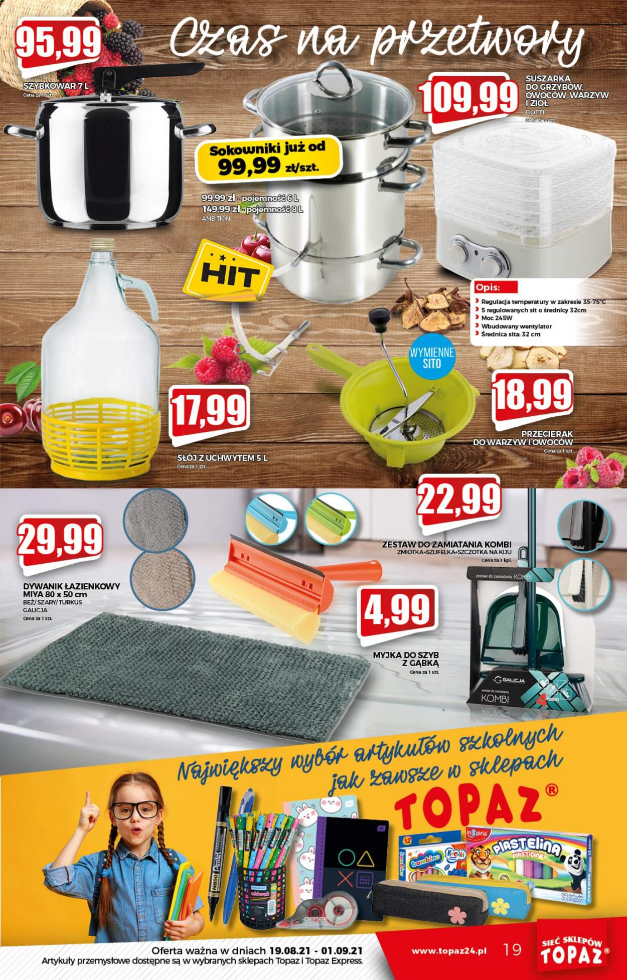Gazetka Topaz - 19.08.2021 - 25.08.2021. Strona 19