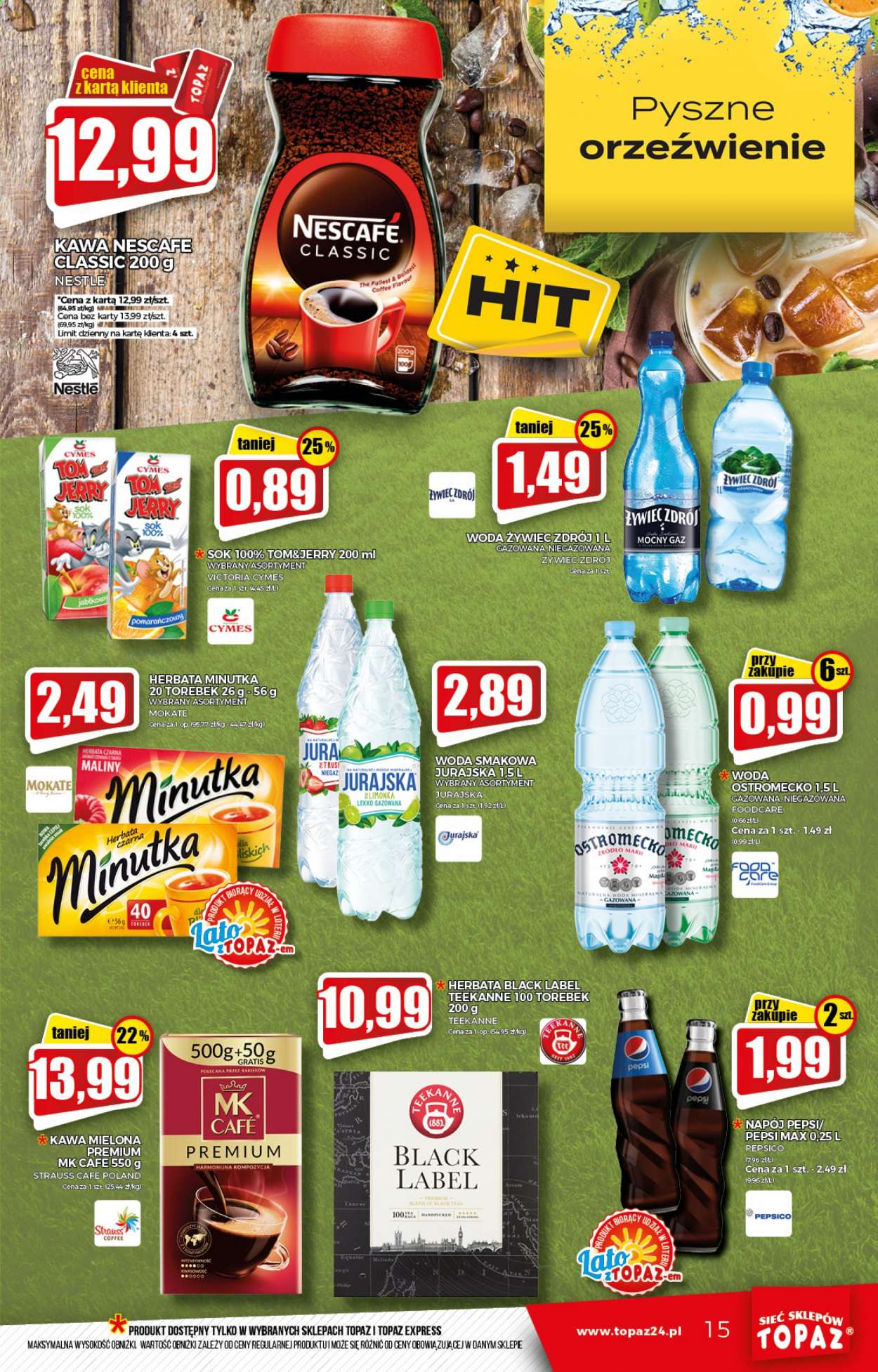 Gazetka Topaz - 19.08.2021 - 25.08.2021. Strona 15