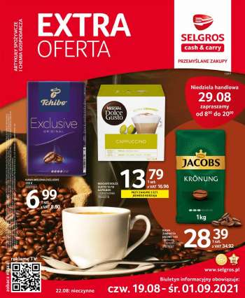 Gazetka Selgros - 19.8.2021 - 1.9.2021.