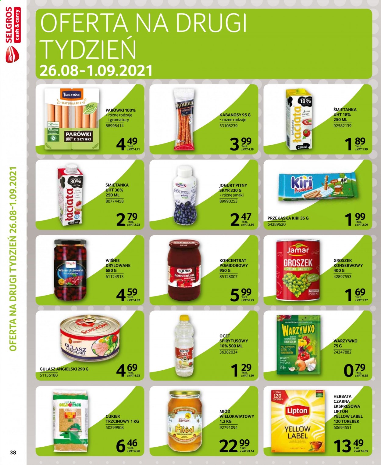 Gazetka Selgros - 19.08.2021 - 1.09.2021. Strona 38