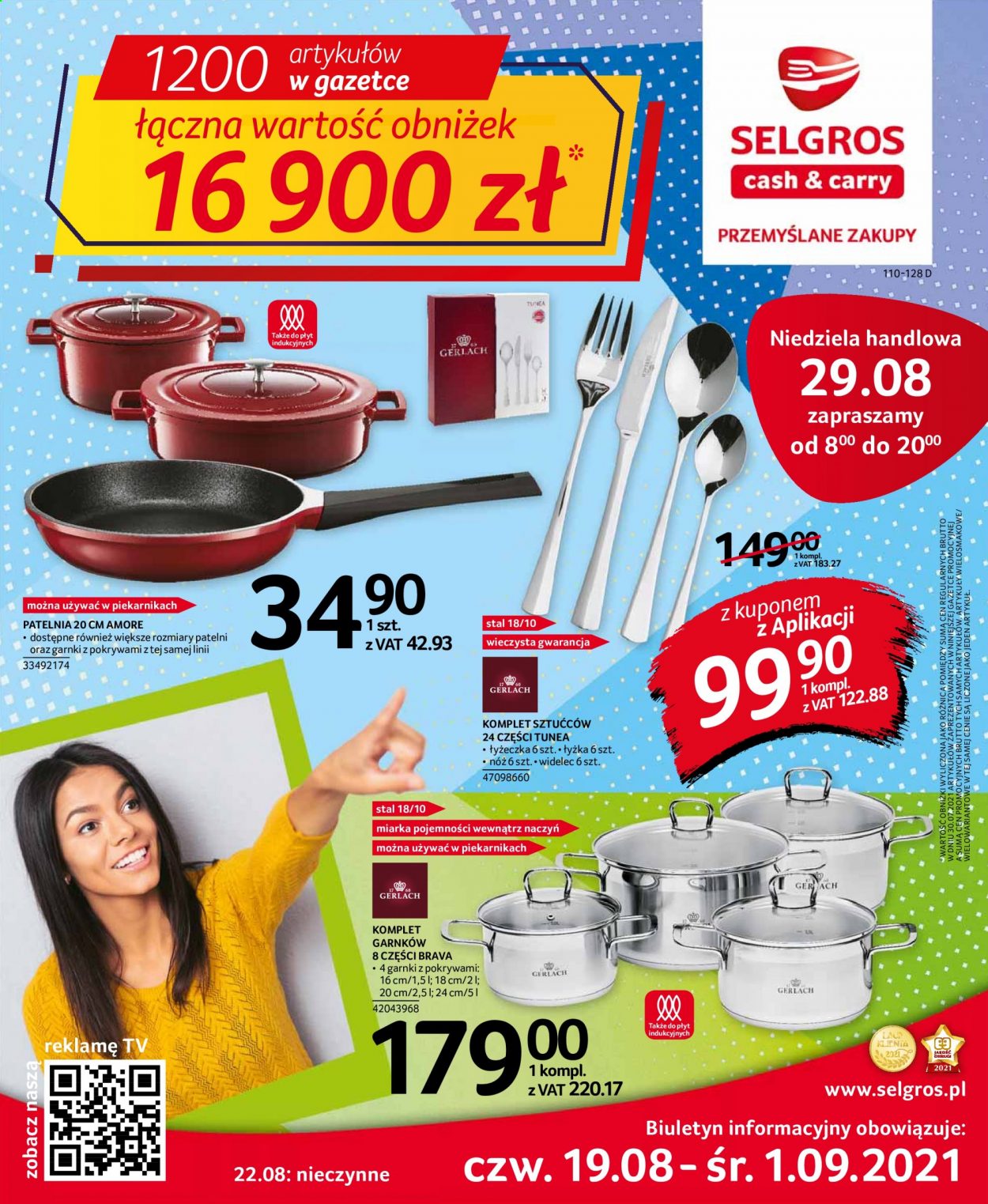 Gazetka Selgros - 19.08.2021 - 1.09.2021. Strona 1