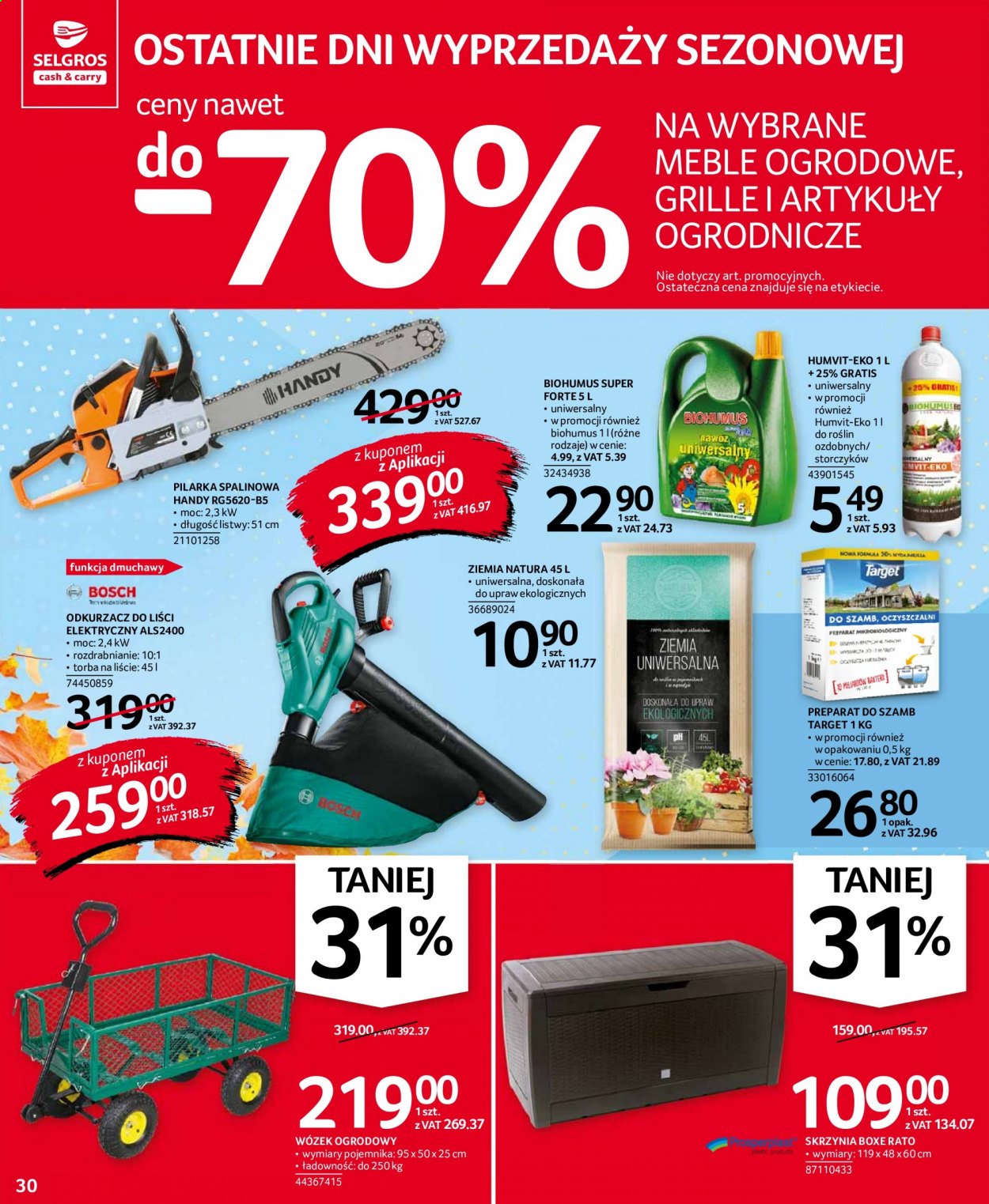 Gazetka Selgros - 19.08.2021 - 1.09.2021. Strona 30