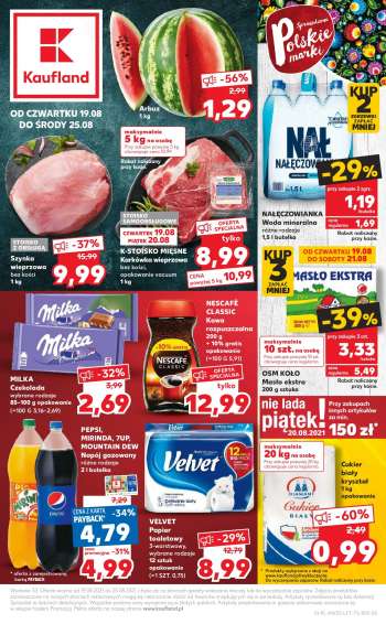 Gazetka Kaufland - 19.8.2021 - 25.8.2021.