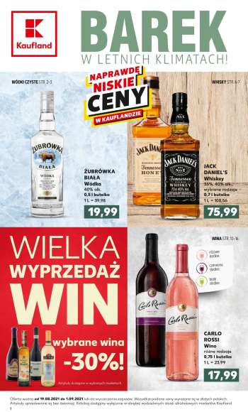 Gazetka Kaufland - 19.8.2021 - 1.9.2021.