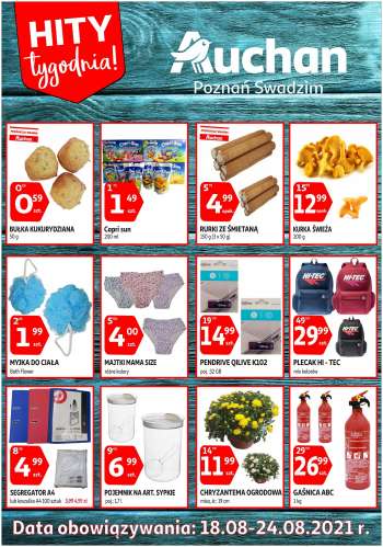 Gazetka Auchan - 18.8.2021 - 24.8.2021.