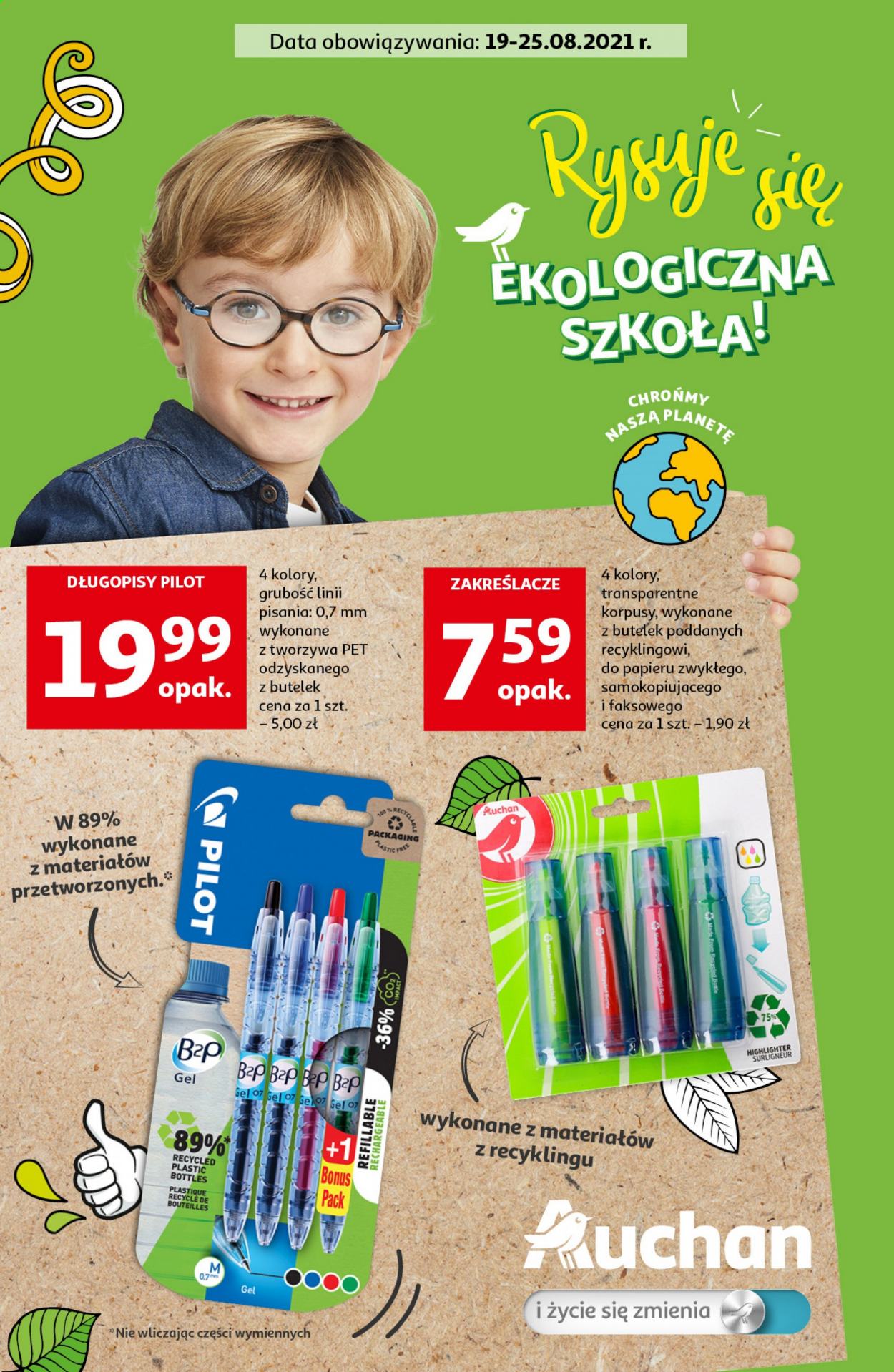 Gazetka Auchan - 19.08.2021 - 25.08.2021. Strona 1