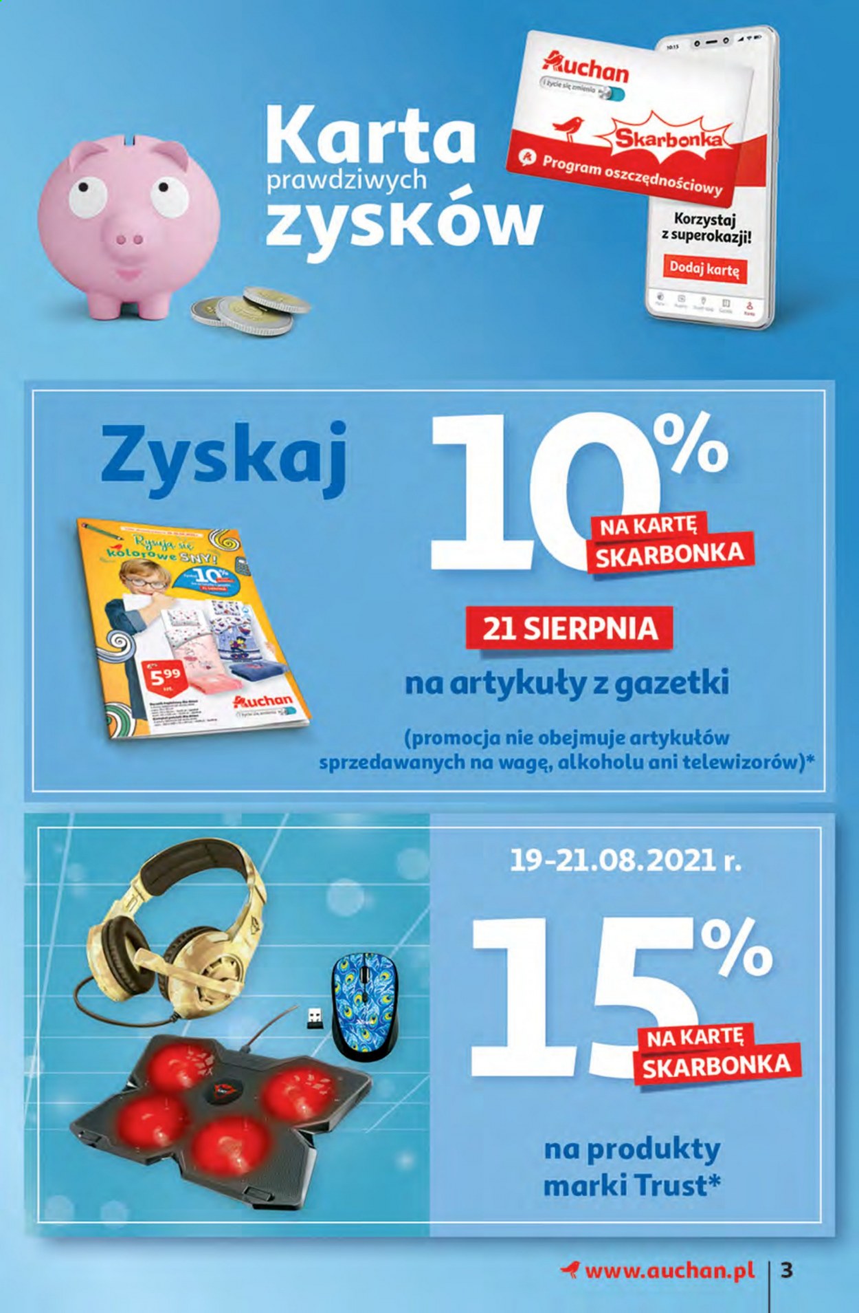 Gazetka Auchan - 19.08.2021 - 25.08.2021. Strona 3
