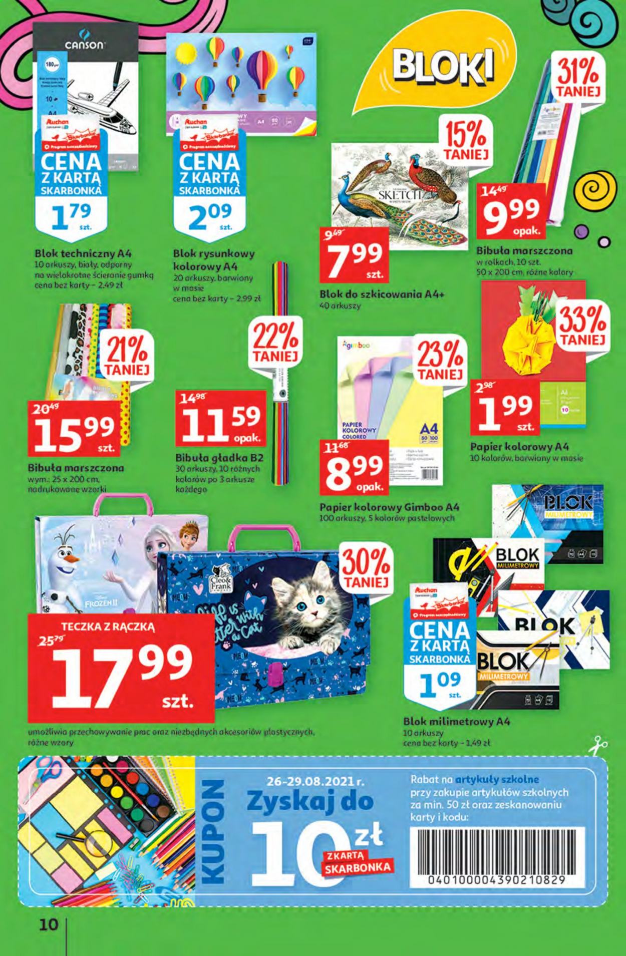 Gazetka Auchan - 19.08.2021 - 25.08.2021. Strona 10