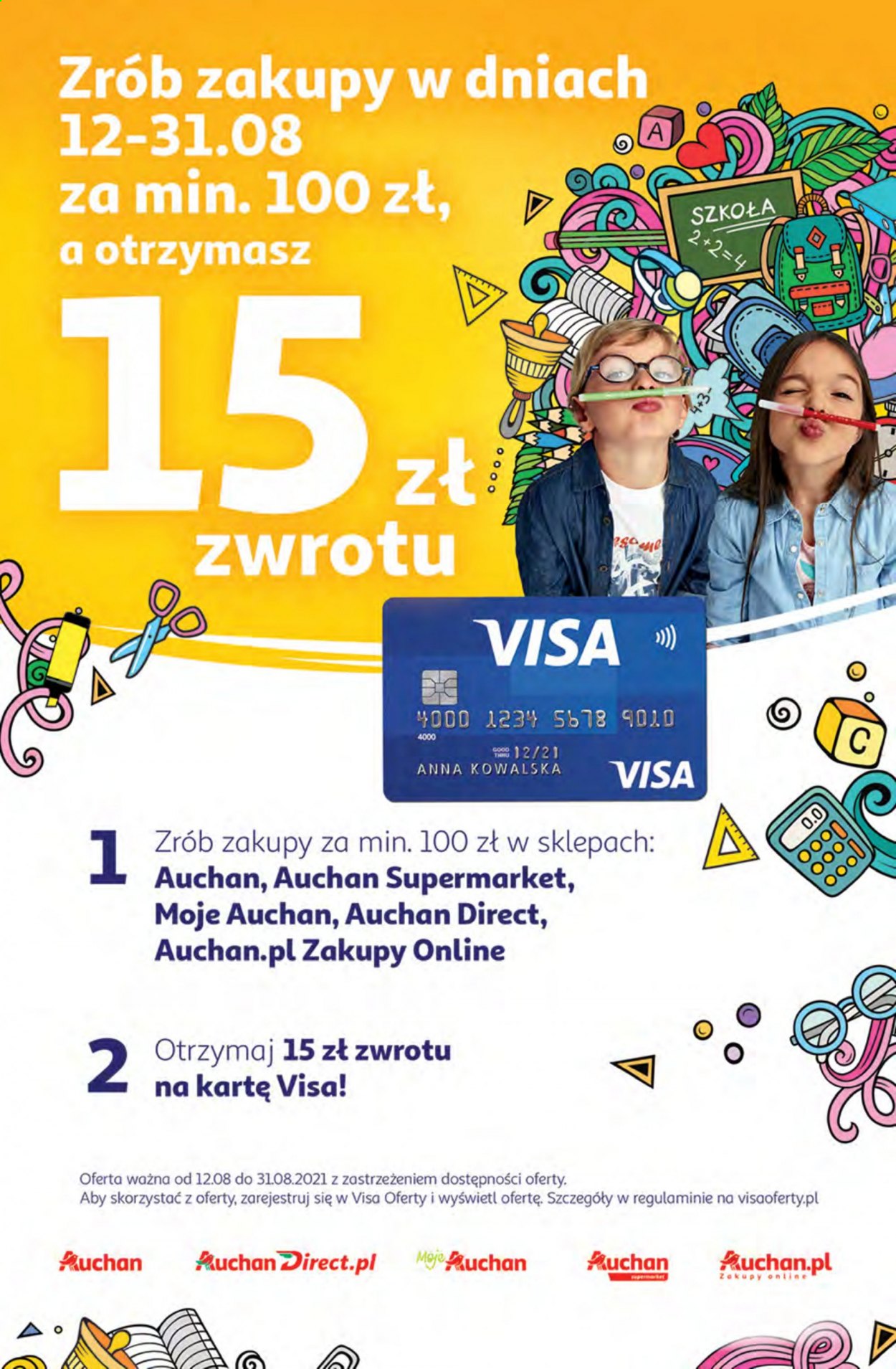 Gazetka Auchan - 19.08.2021 - 25.08.2021. Strona 39