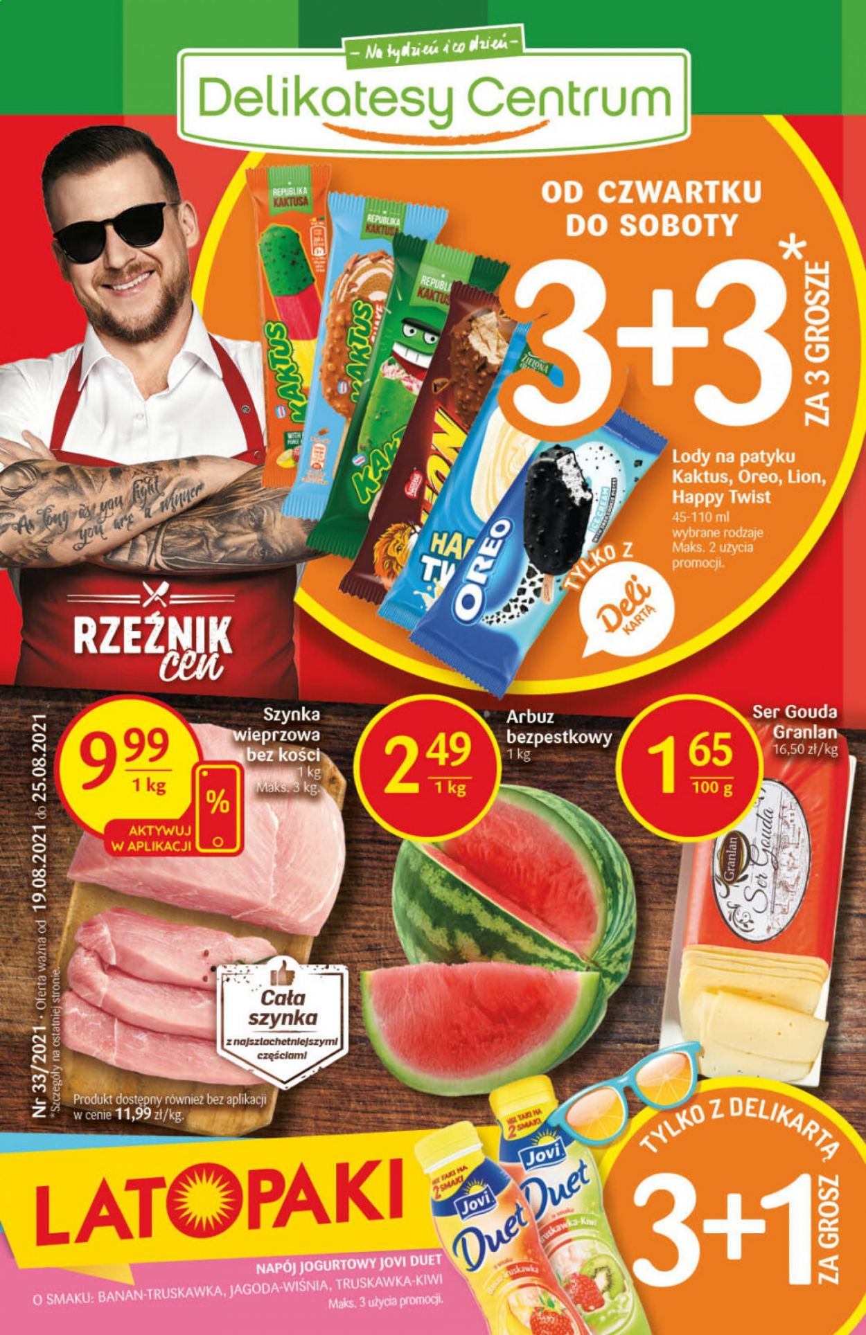 Gazetka Delikatesy Centrum - 19.08.2021 - 25.08.2021. Strona 1