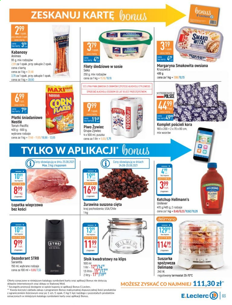 Gazetka E.Leclerc - 24.08.2021 - 4.09.2021. Strona 3