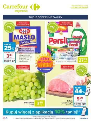 Gazetka Carrefour Express - 24.8.2021 - 30.8.2021.