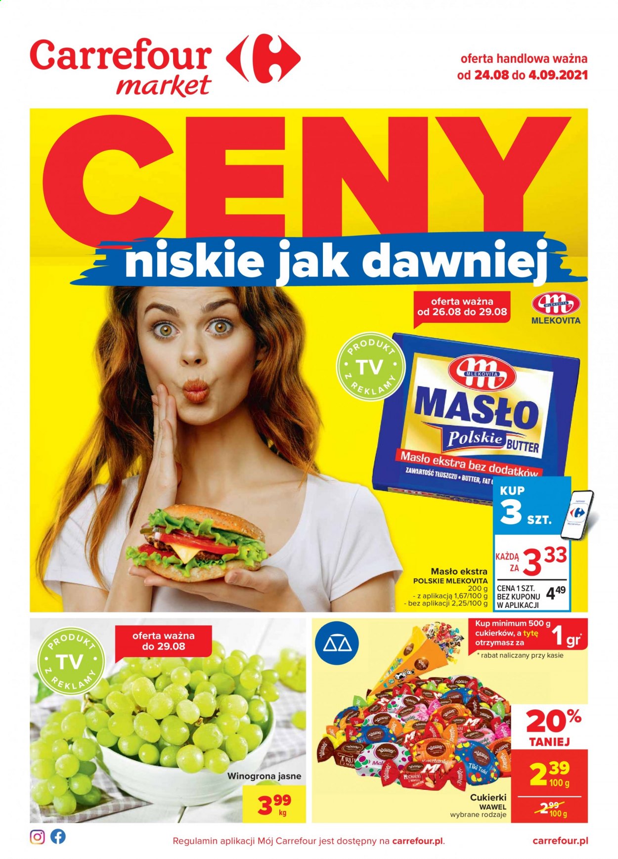 Gazetka Carrefour Market - 24.08.2021 - 4.09.2021. Strona 1