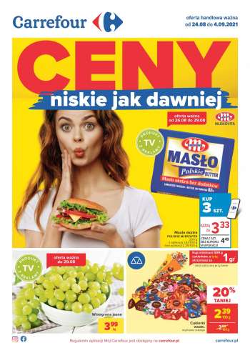 Gazetka Carrefour - 24.8.2021 - 4.9.2021.