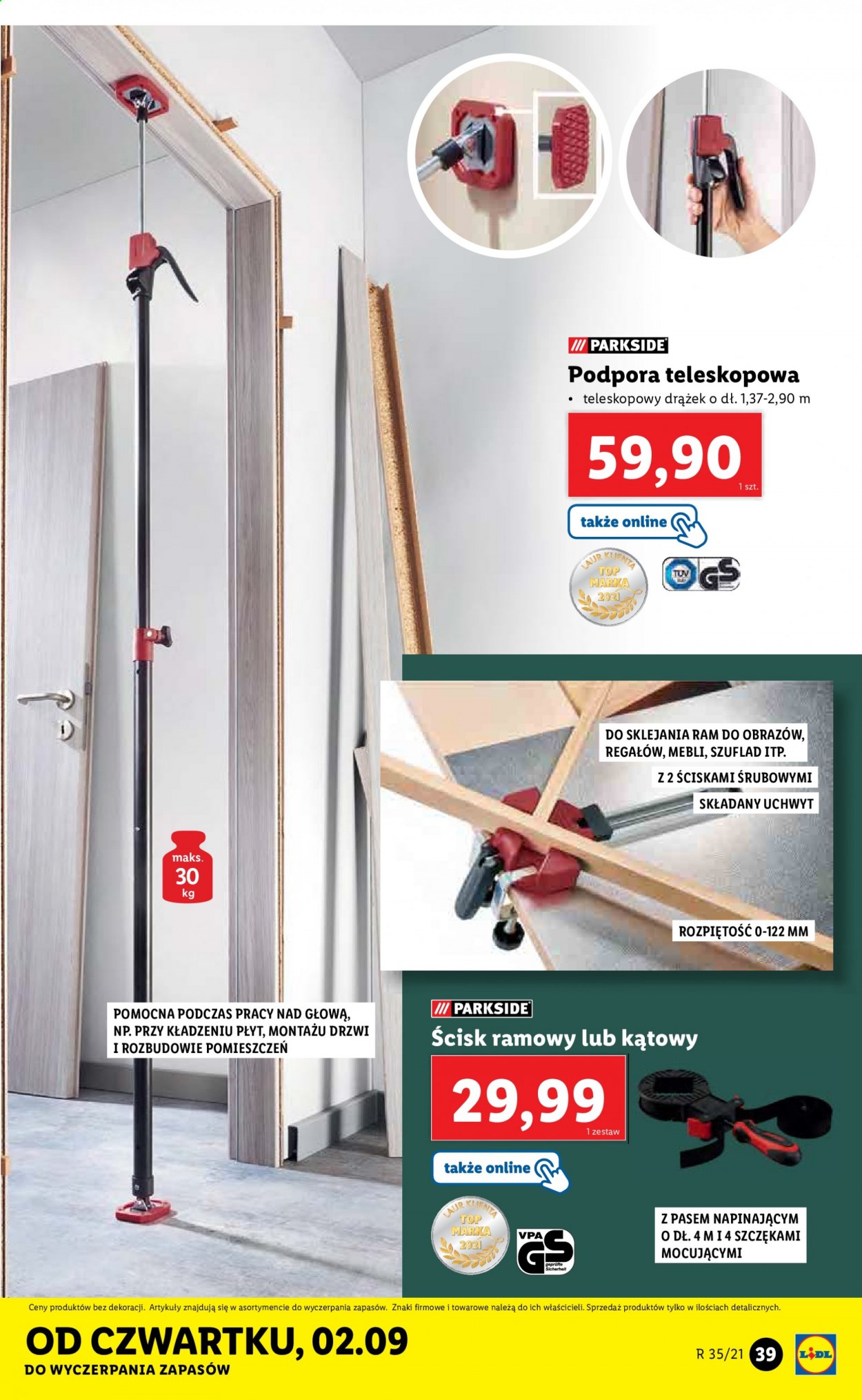 Gazetka Lidl - 30.08.2021 - 4.09.2021. Strona 39