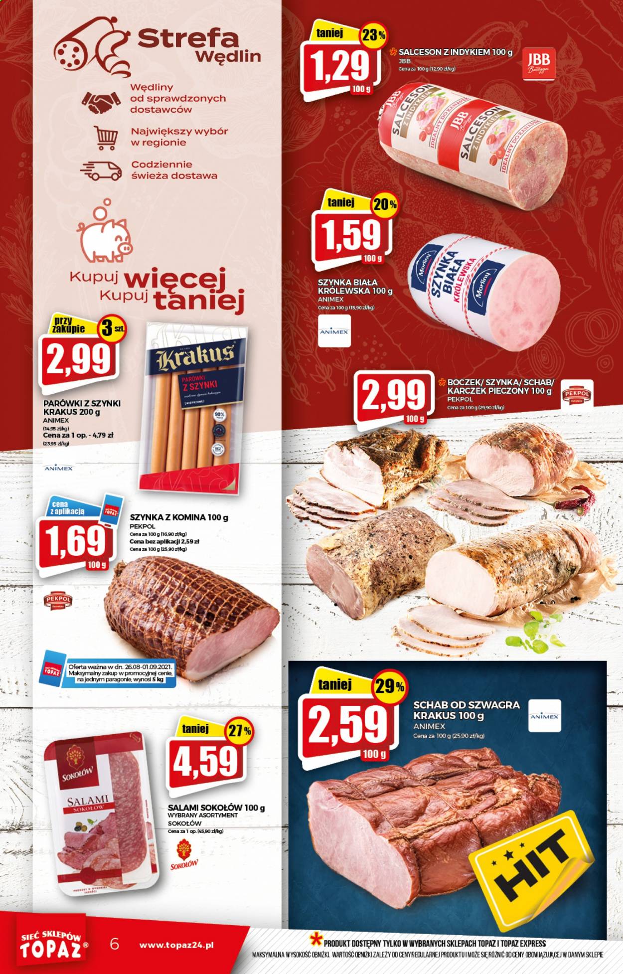 Gazetka Topaz - 26.08.2021 - 1.09.2021. Strona 6