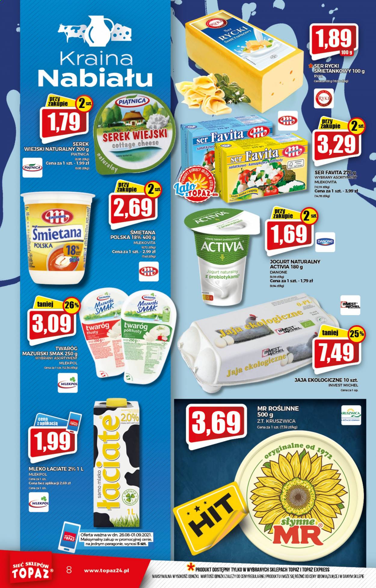 Gazetka Topaz - 26.08.2021 - 1.09.2021. Strona 8