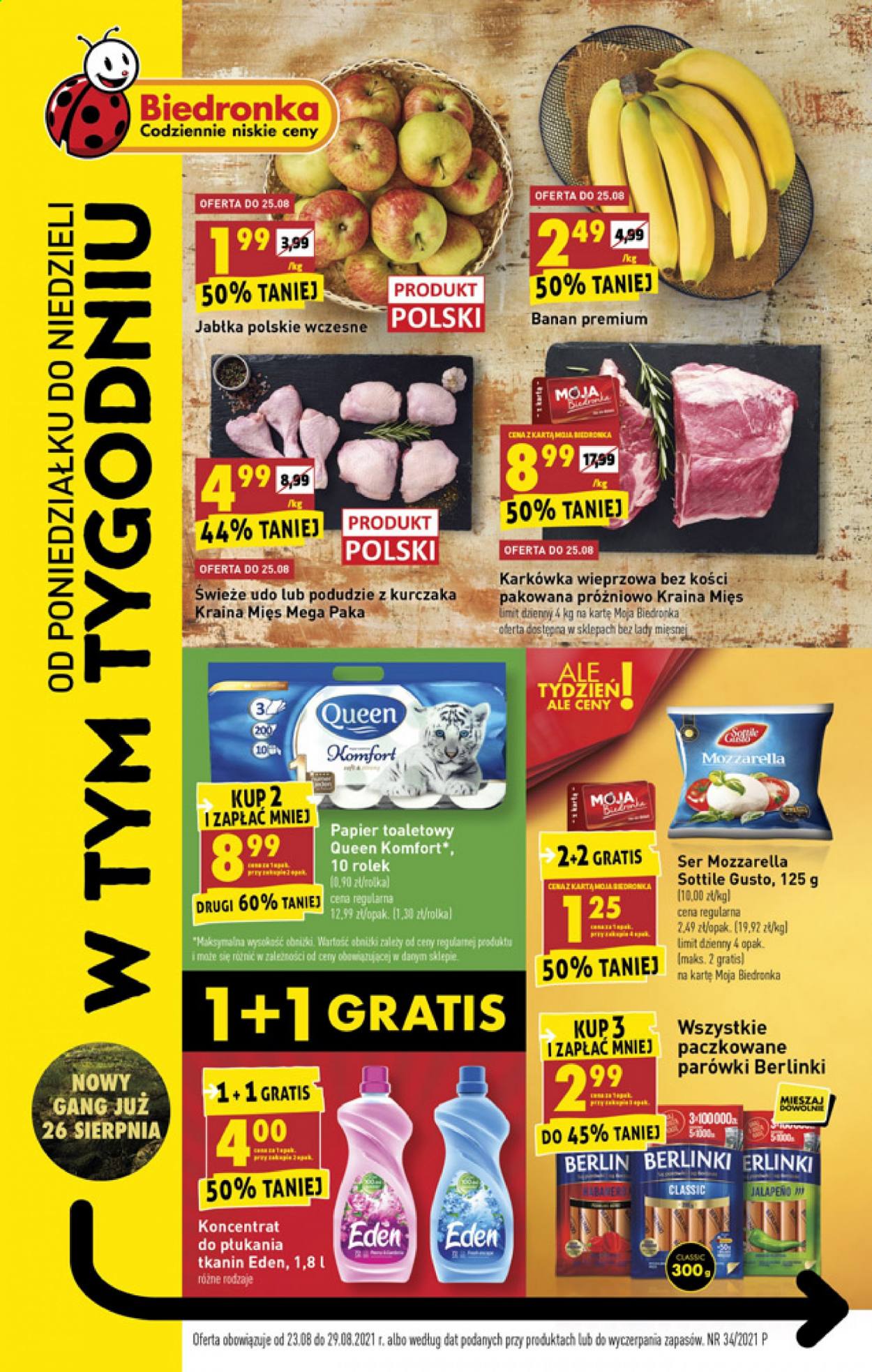 Gazetka Biedronka - 23.08.2021 - 29.08.2021. Strona 1