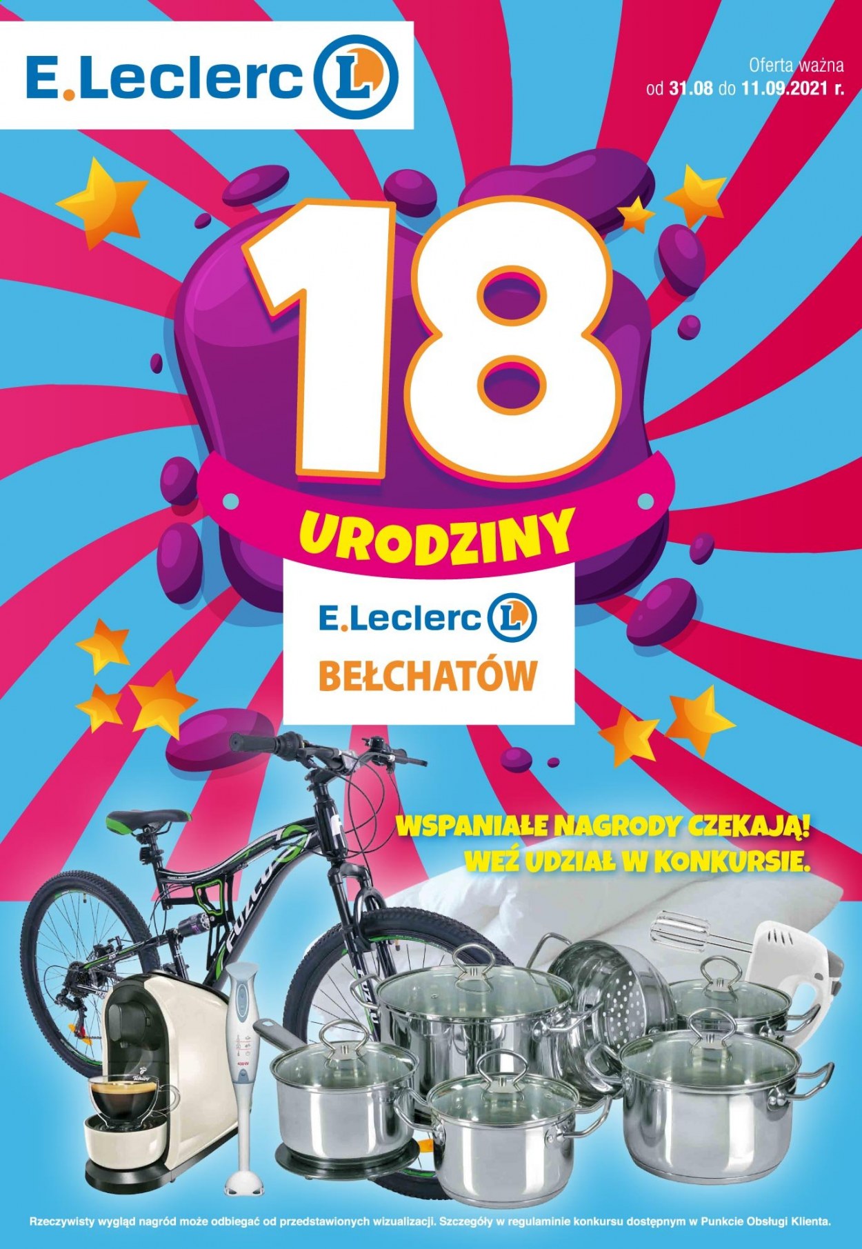 Gazetka E.Leclerc - 31.08.2021 - 11.09.2021. Strona 1