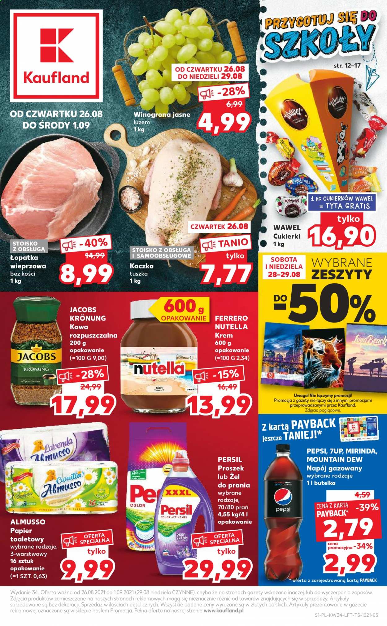 Gazetka Kaufland - 26.08.2021 - 1.09.2021. Strona 1
