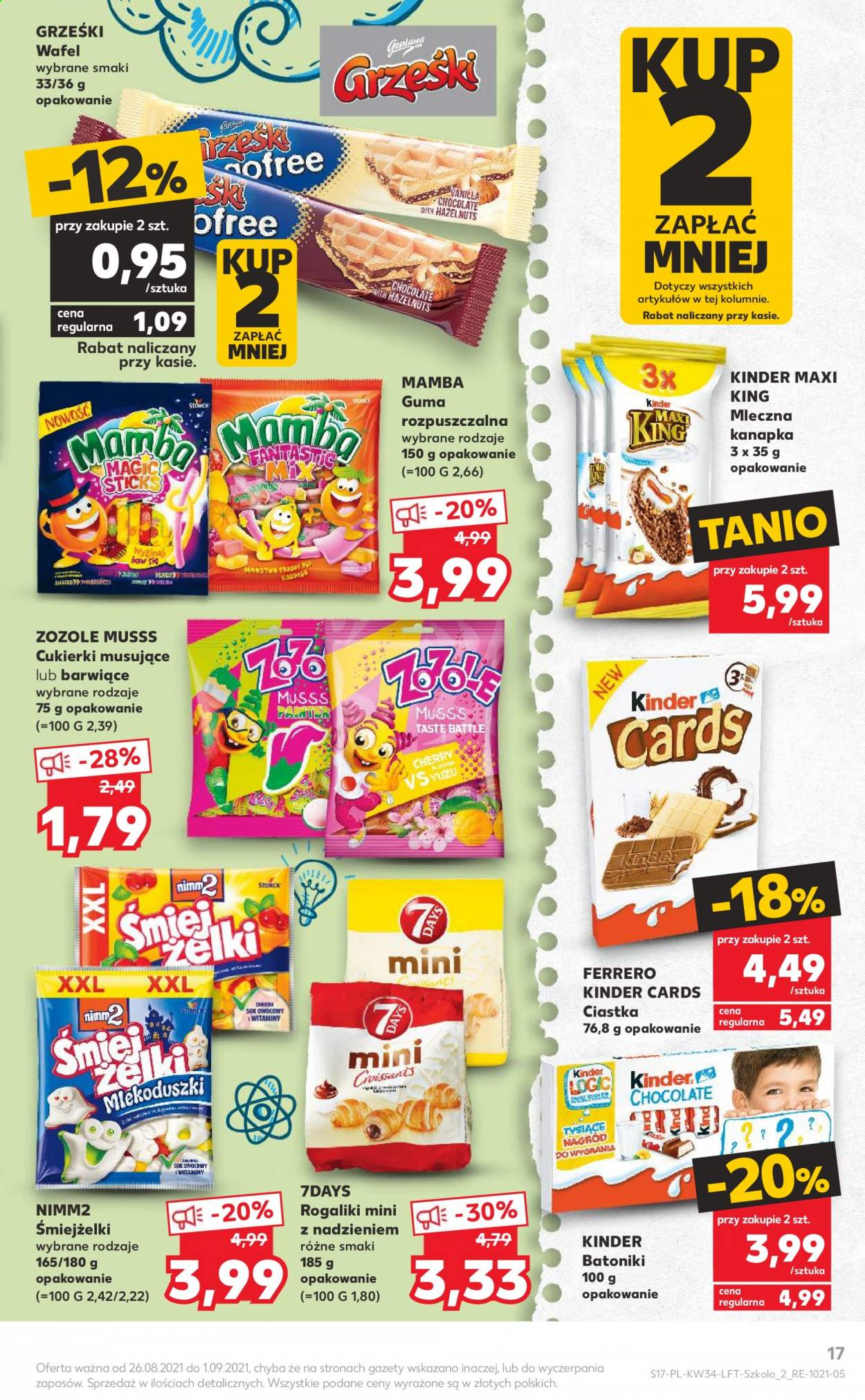 Gazetka Kaufland - 26.08.2021 - 1.09.2021. Strona 17