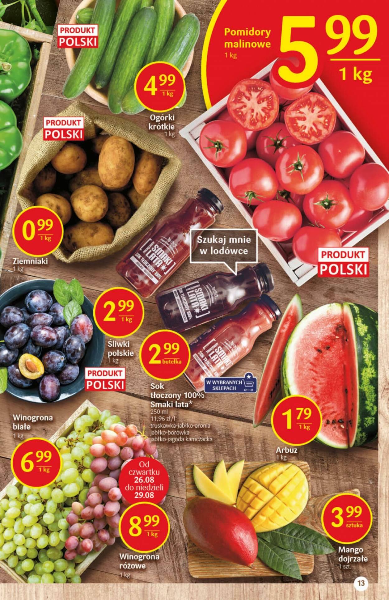 Gazetka Delikatesy Centrum - 26.08.2021 - 1.09.2021. Strona 13