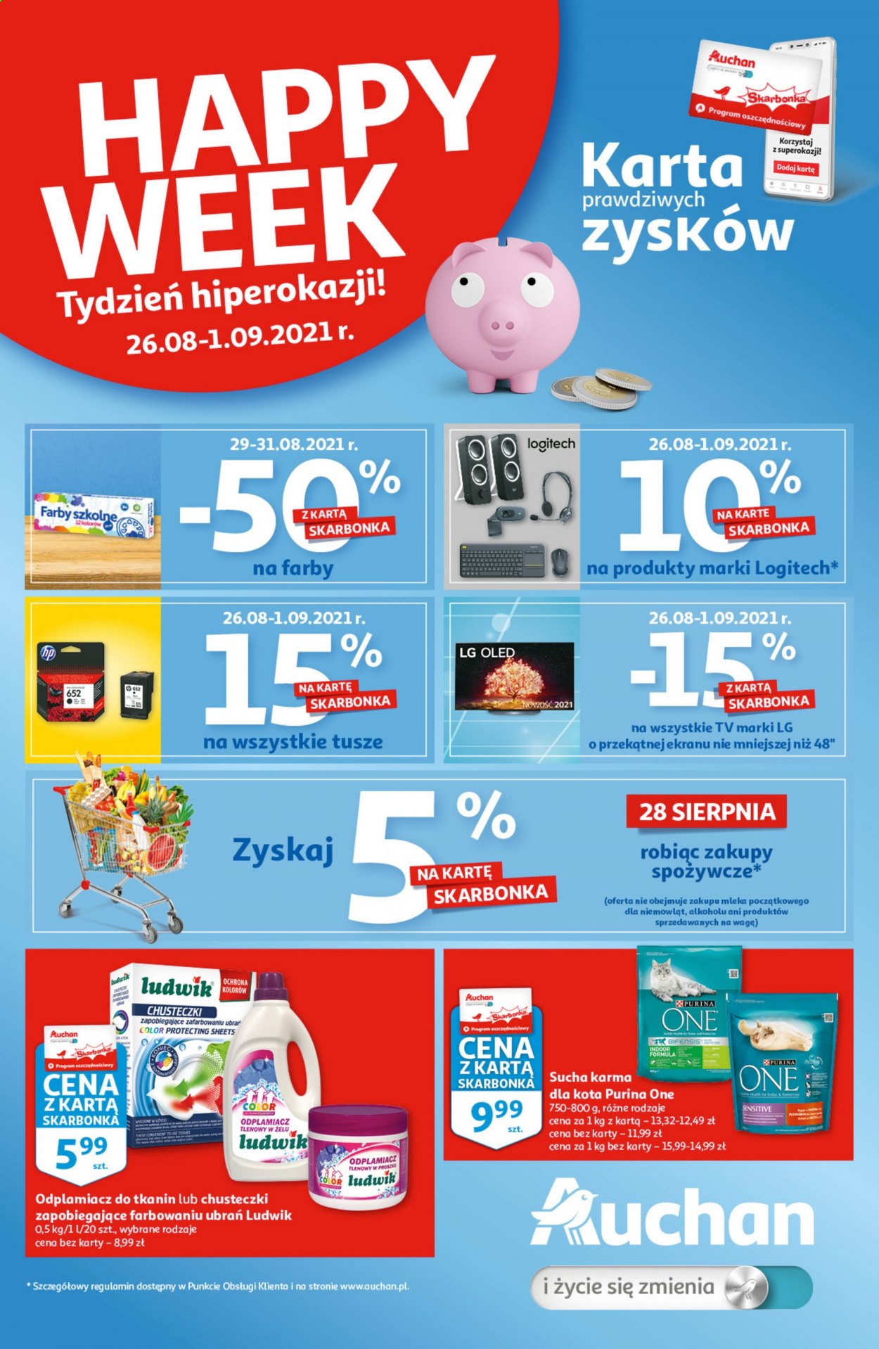 Gazetka Auchan - 26.08.2021 - 1.09.2021. Strona 1