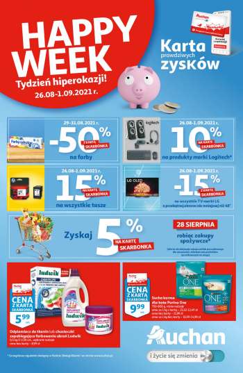 Gazetka Auchan - 26.8.2021 - 1.9.2021.