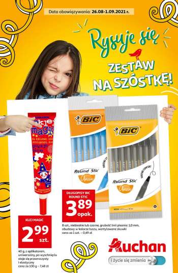 Gazetka Auchan - 26.8.2021 - 1.9.2021.