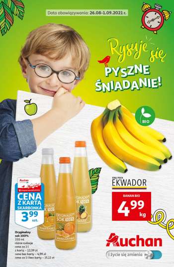 Gazetka Auchan - 26.8.2021 - 1.9.2021.