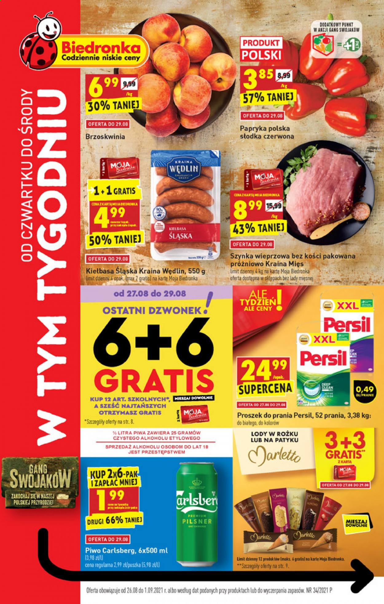 Gazetka Biedronka - 26.08.2021 - 1.09.2021. Strona 1