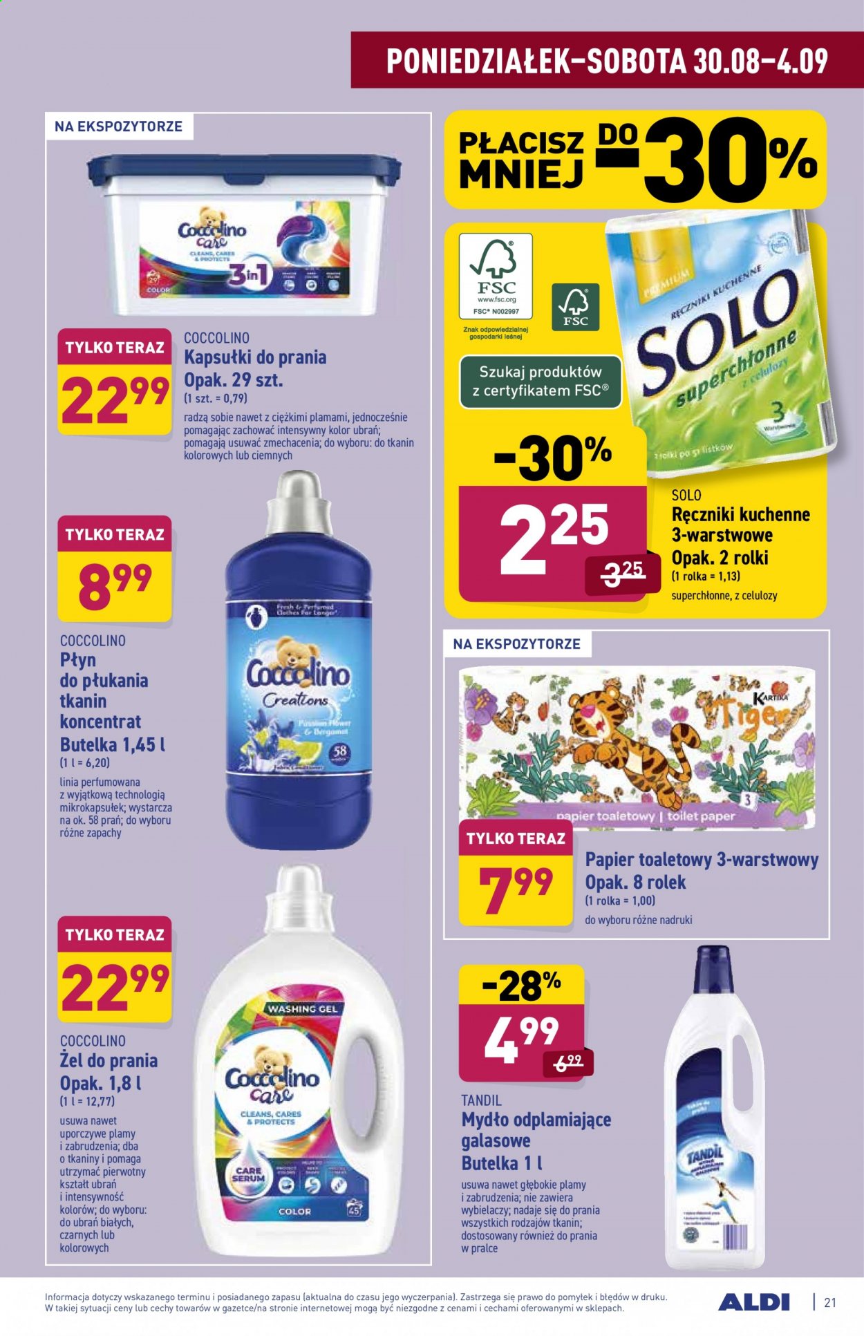 Gazetka ALDI - 30.08.2021 - 4.09.2021. Strona 21