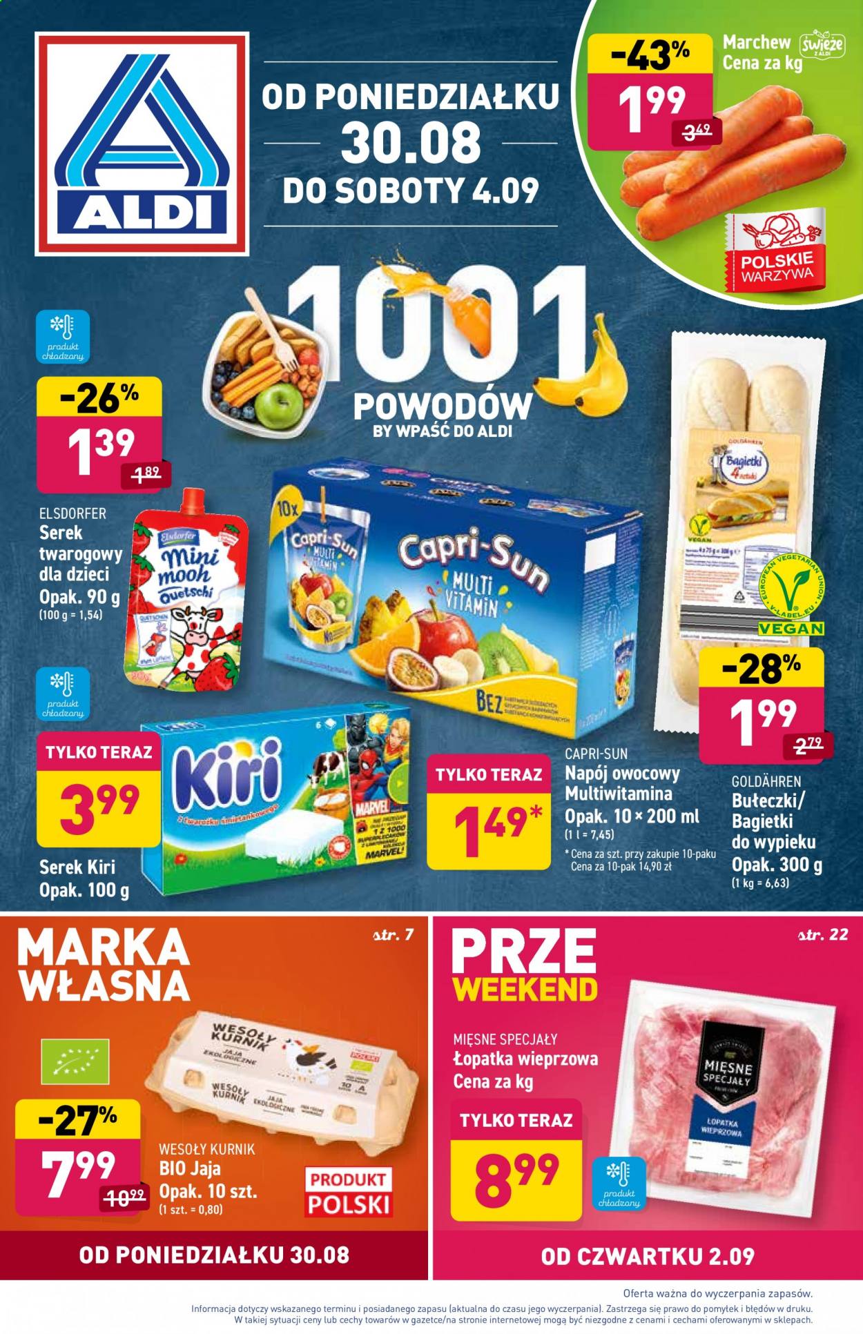 Gazetka ALDI - 30.08.2021 - 4.09.2021. Strona 1