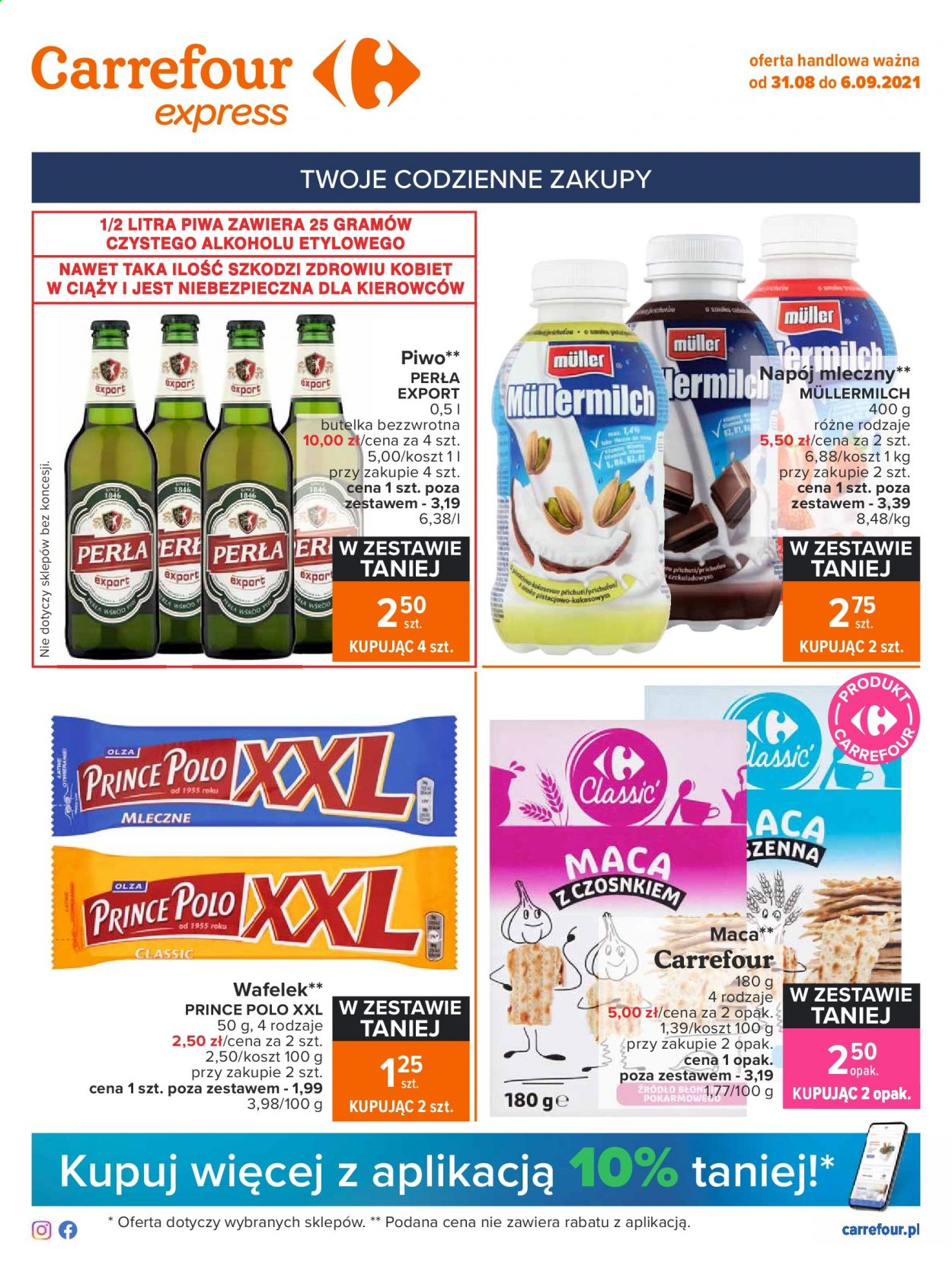 Gazetka Carrefour Express - 31.08.2021 - 6.09.2021. Strona 1