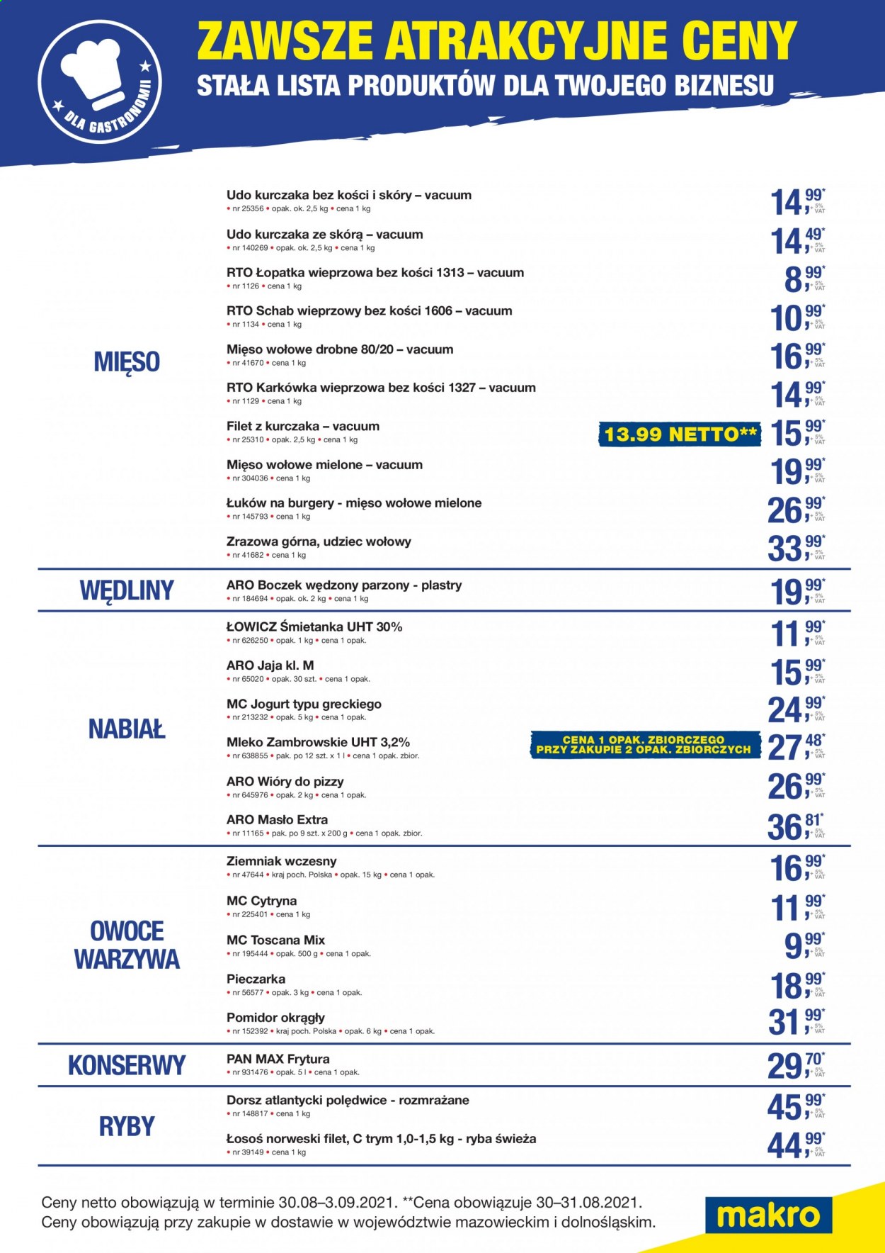 Gazetka Makro - 30.08.2021 - 3.09.2021. Strona 1
