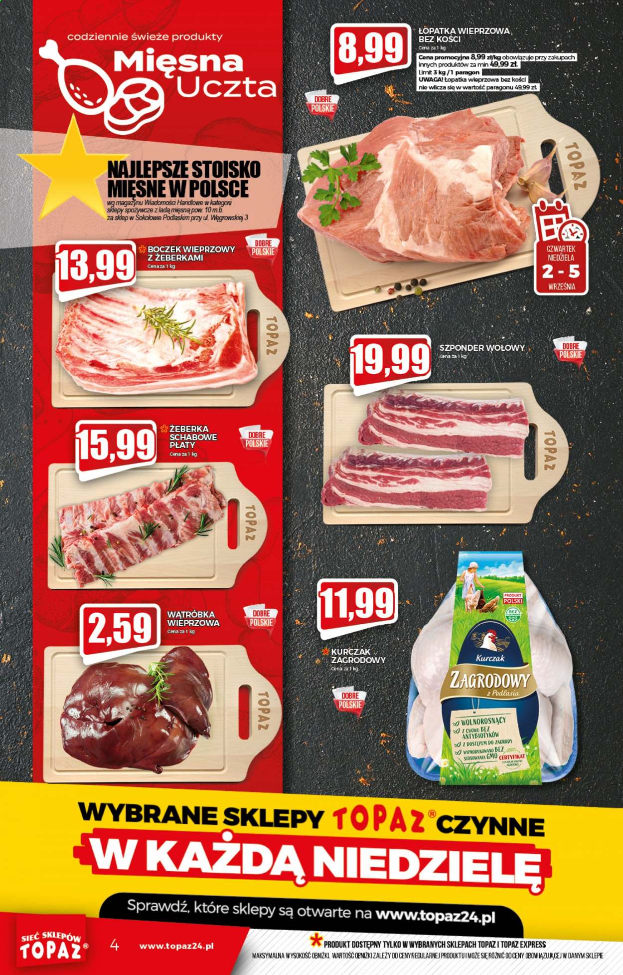 Gazetka Topaz - 2.09.2021 - 8.09.2021. Strona 4