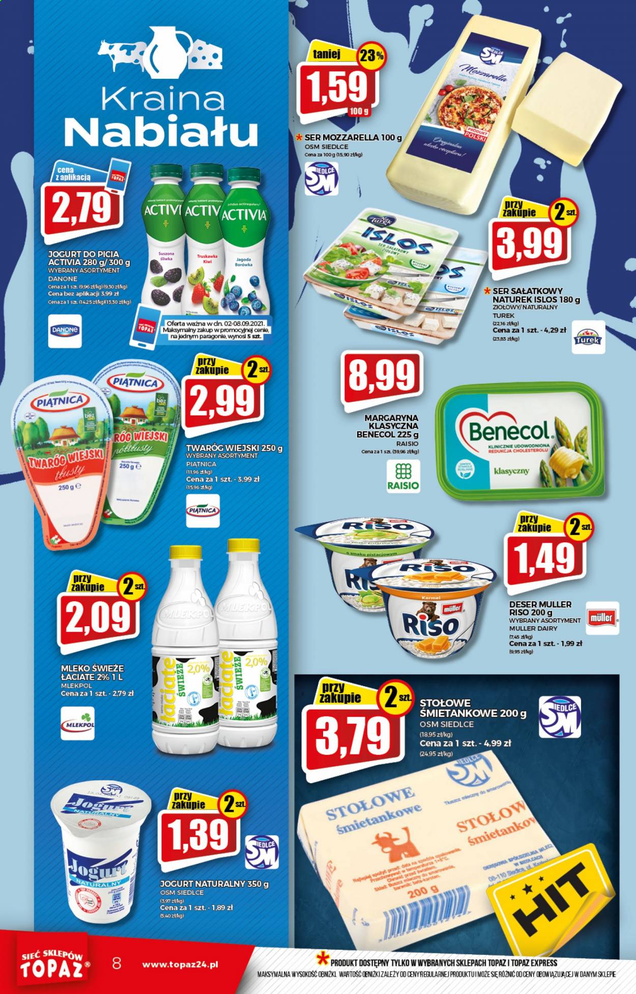 Gazetka Topaz - 2.09.2021 - 8.09.2021. Strona 8