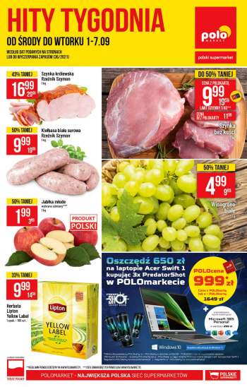 Gazetka Polomarket - 1.9.2021 - 7.9.2021.