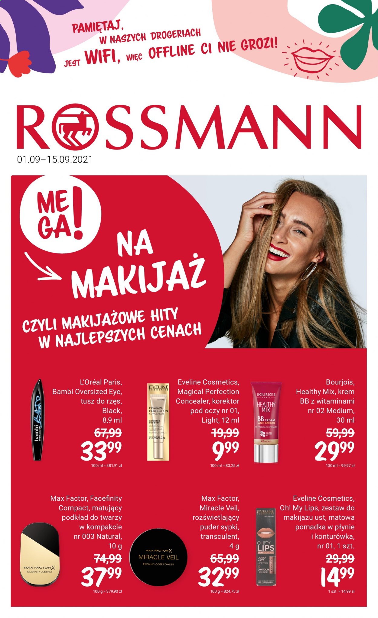 Gazetka Rossmann - 1.09.2021 - 15.09.2021. Strona 1