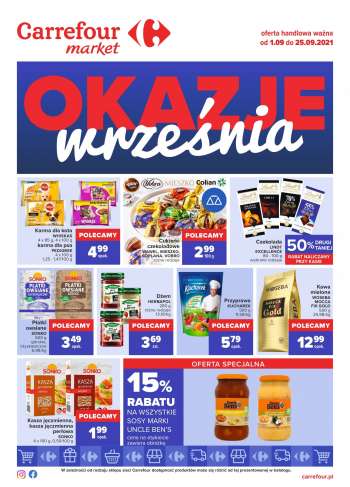 Gazetka Carrefour Market - 1.9.2021 - 25.9.2021.