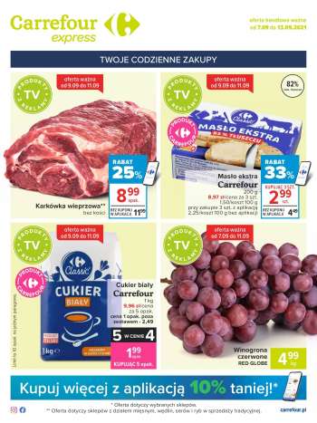 Gazetka Carrefour Express - 7.9.2021 - 13.9.2021.