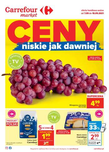 Gazetka Carrefour Market - 7.9.2021 - 18.9.2021.