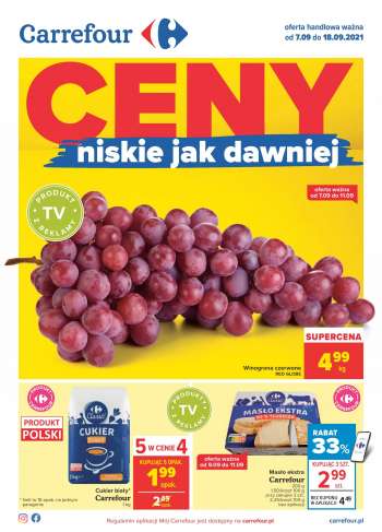 Gazetka Carrefour - 7.9.2021 - 18.9.2021.