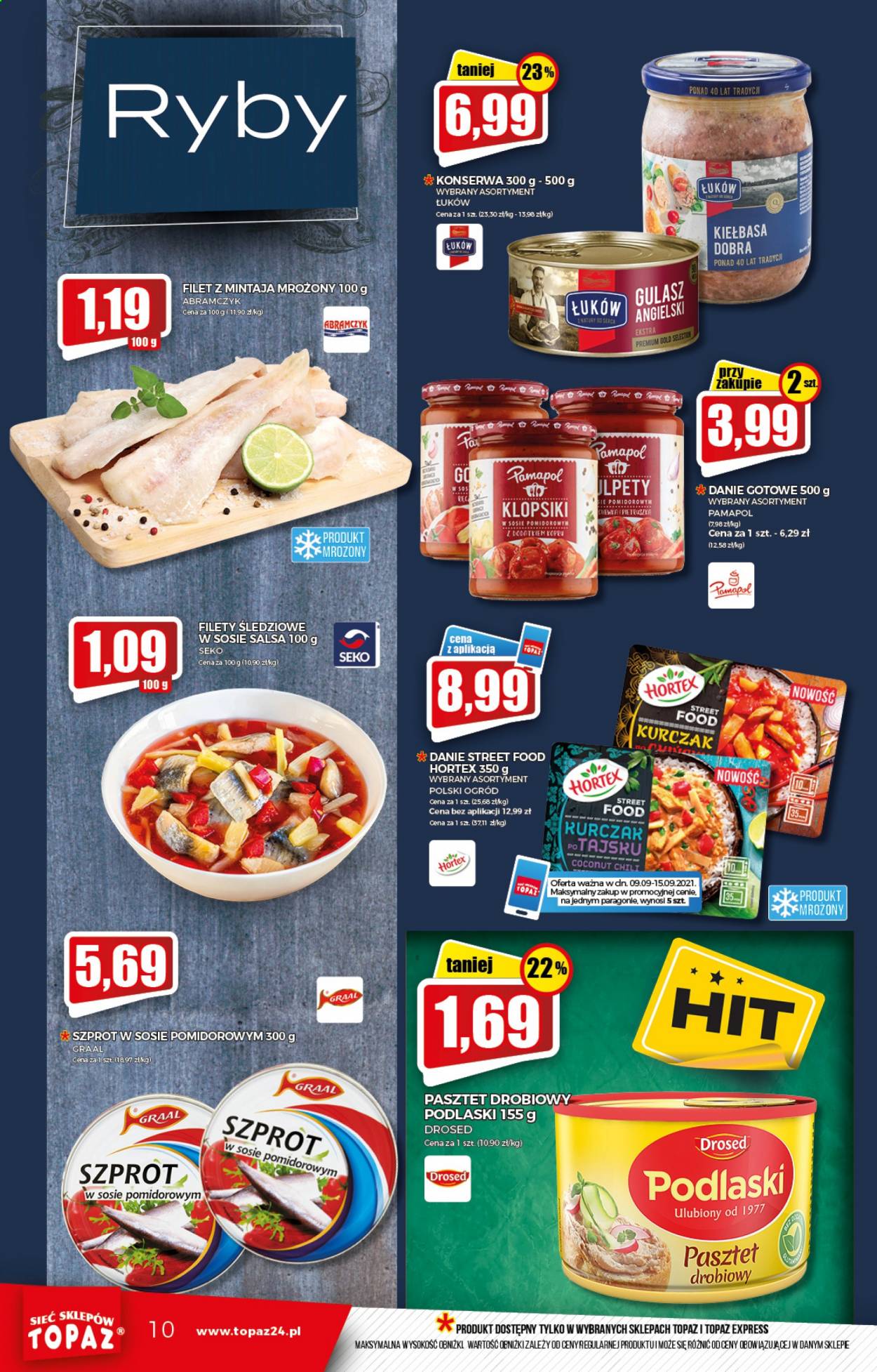 Gazetka Topaz - 9.09.2021 - 15.09.2021. Strona 10