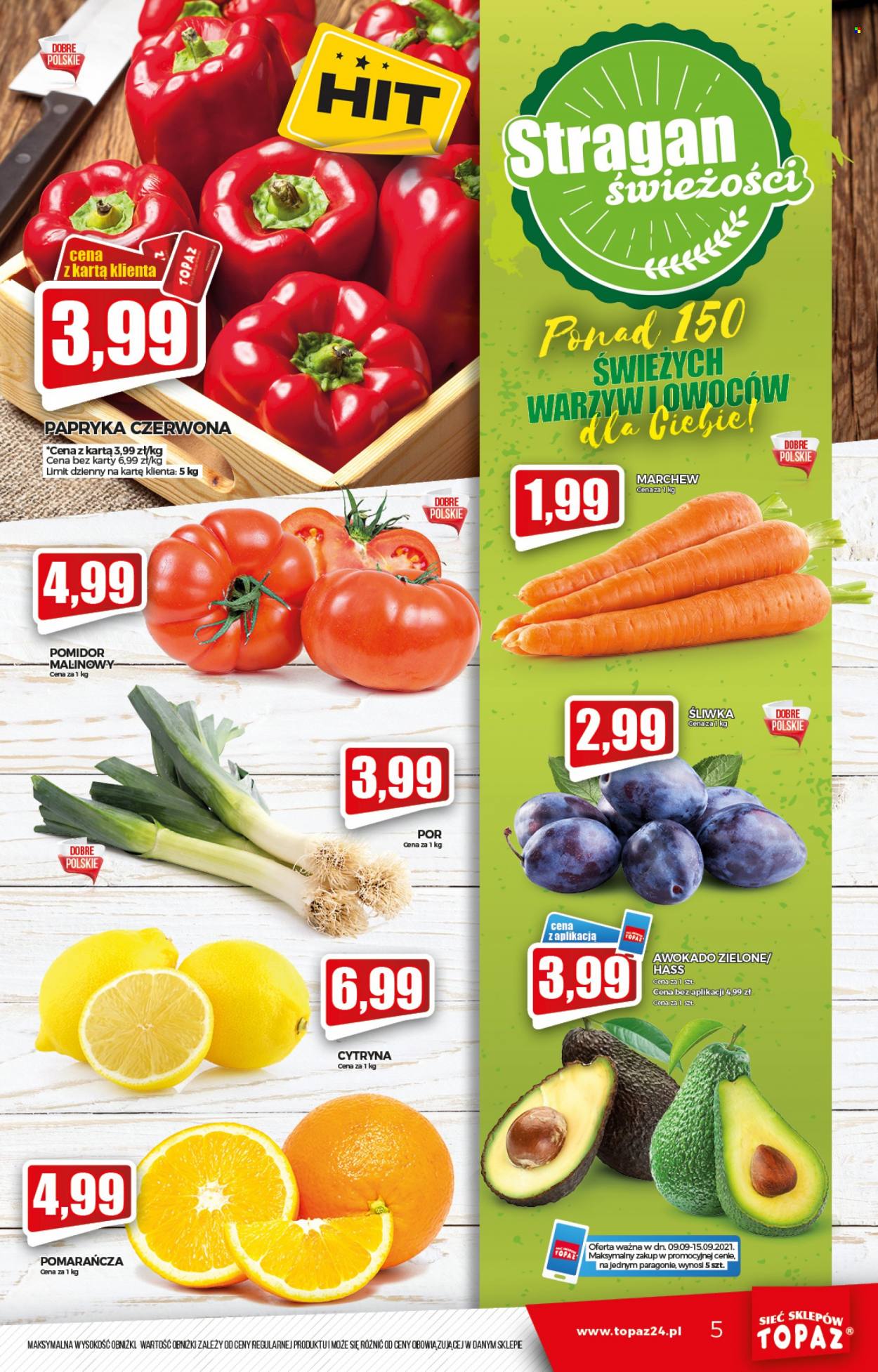 Gazetka Topaz - 11.09.2021 - 15.09.2021. Strona 5